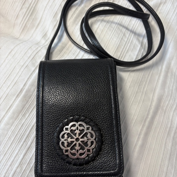 Brighton Ferrara phone organizer in black leather - Picture 5 of 8